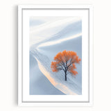 Winter Serenity – Orange Tree Landscape Art Prints & Nature Wall Art