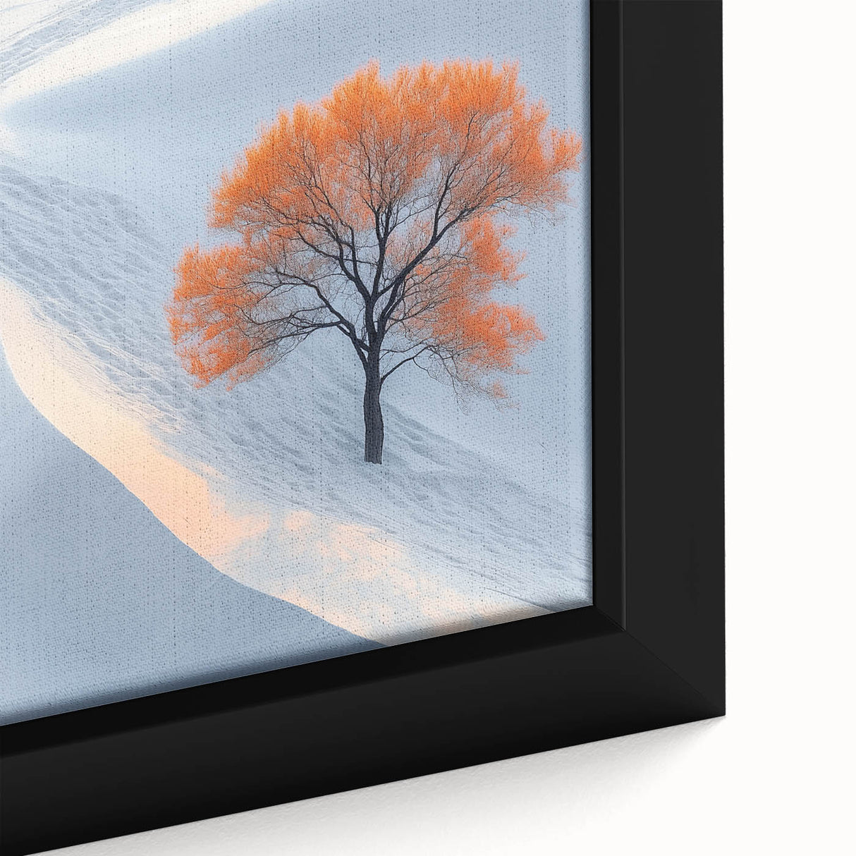 Winter Serenity – Orange Tree Landscape Art Prints & Nature Wall Art