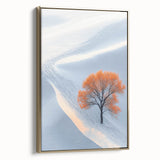 Winter Serenity – Orange Tree Landscape Art Prints & Nature Wall Art