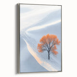 Winter Serenity – Orange Tree Landscape Art Prints & Nature Wall Art