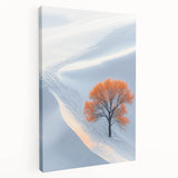 Winter Serenity – Orange Tree Landscape Art Prints & Nature Wall Art