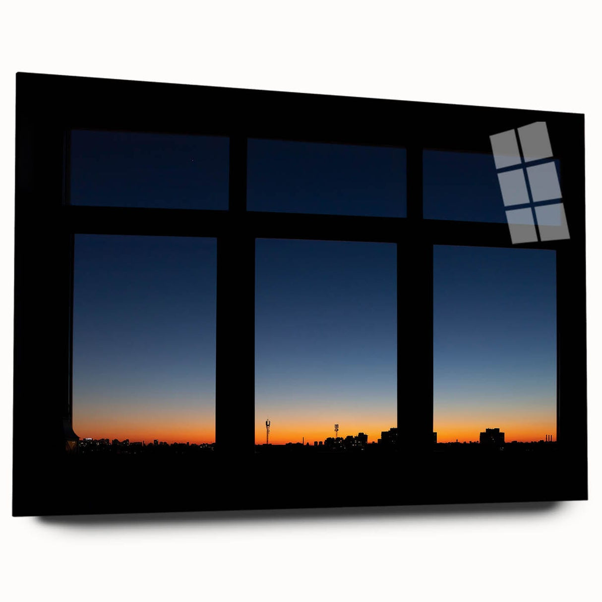 Metropolitan Photography Art – Urban Sunset Cityscape Print