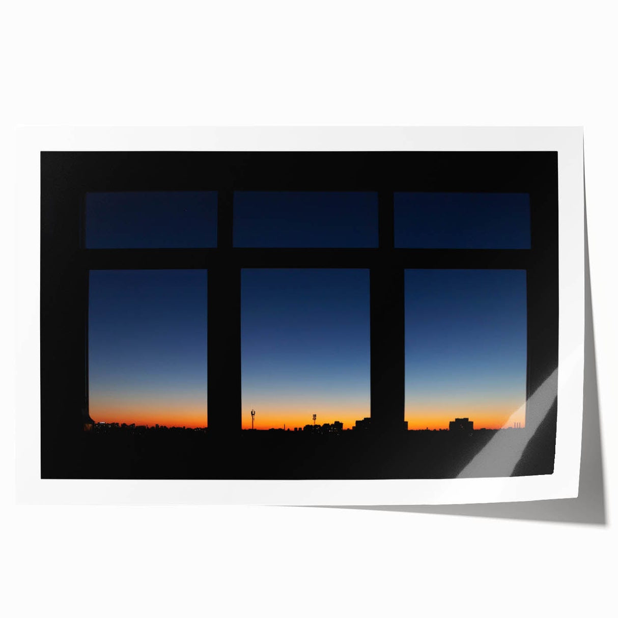 Metropolitan Photography Art – Urban Sunset Cityscape Print