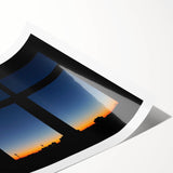 Metropolitan Photography Art – Urban Sunset Cityscape Print