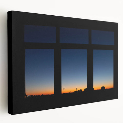 Metropolitan Photography Art – Urban Sunset Cityscape Print