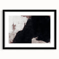 Earthen Harmony Abstracts - Bold Black & Brown Abstract Wall Art
