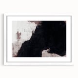 Earthen Harmony Abstracts - Bold Black & Brown Abstract Wall Art