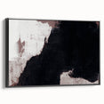 Earthen Harmony Abstracts - Bold Black & Brown Abstract Wall Art