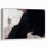 Earthen Harmony Abstracts - Bold Black & Brown Abstract Wall Art