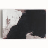 Earthen Harmony Abstracts - Bold Black & Brown Abstract Wall Art