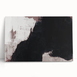 Earthen Harmony Abstracts - Bold Black & Brown Abstract Wall Art