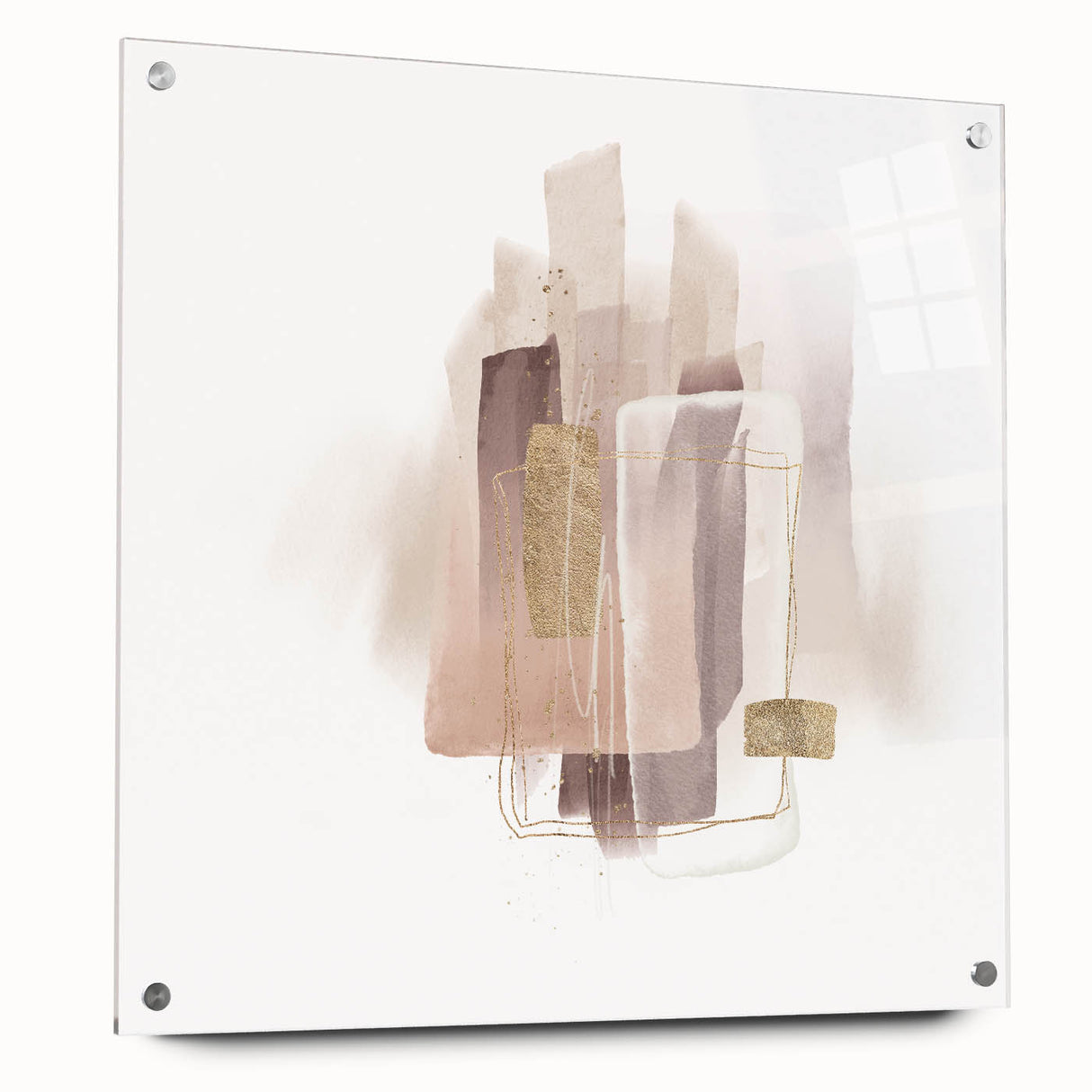 Contemporary Geometric Wall Decor – Minimalist Abstract Canvas Print