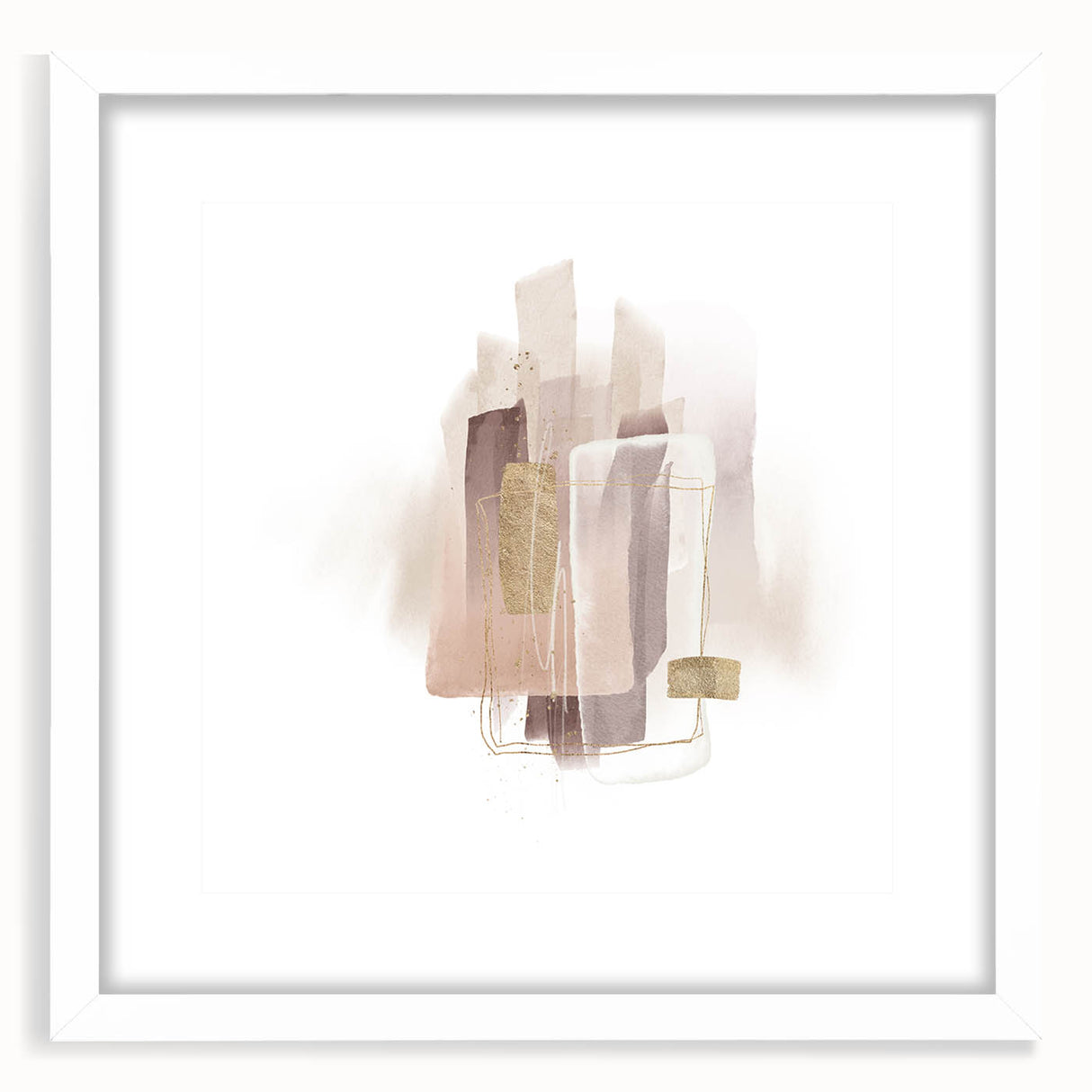 Contemporary Geometric Wall Decor – Minimalist Abstract Canvas Print