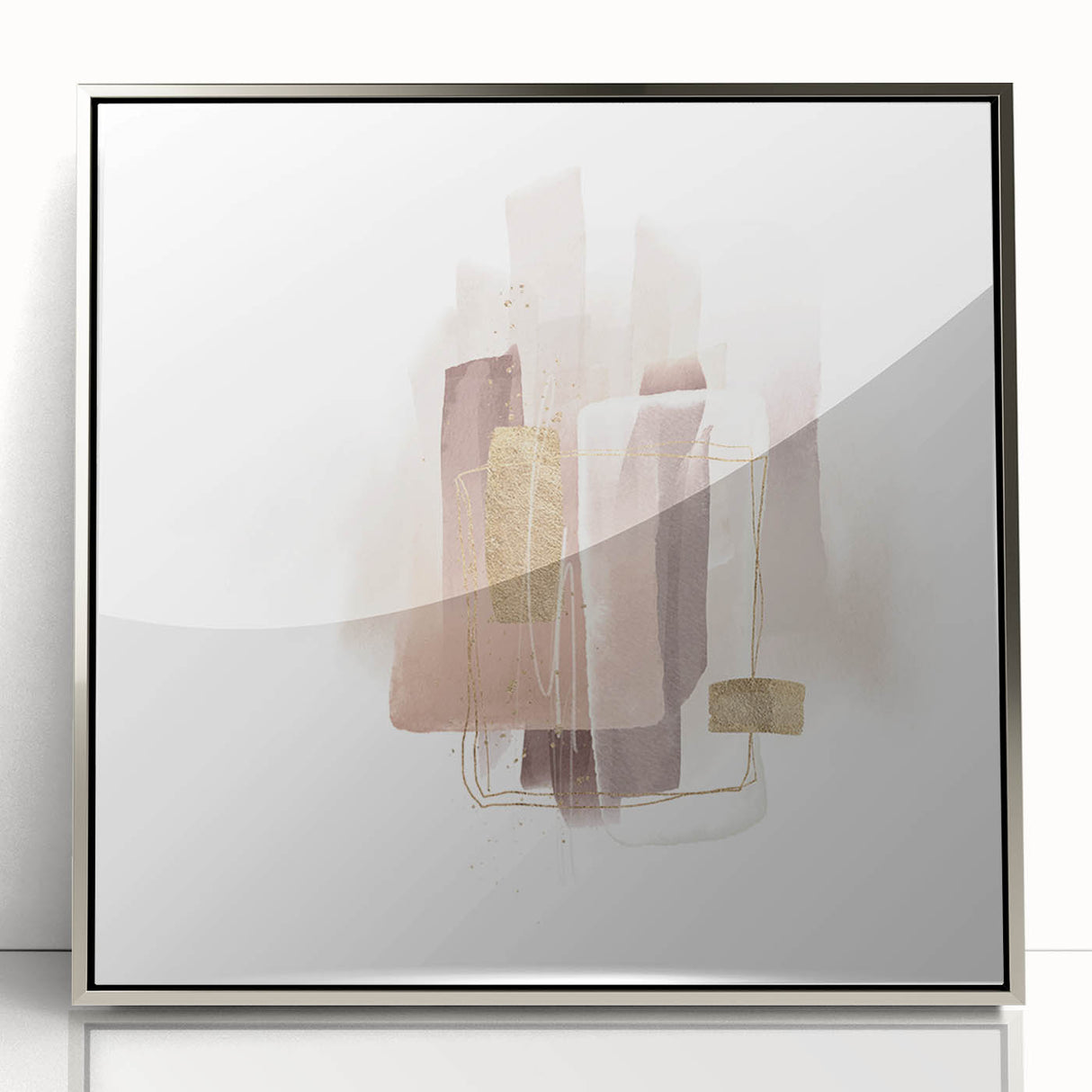 Contemporary Geometric Wall Decor – Minimalist Abstract Canvas Print