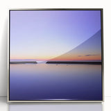 Serene Sunset Wall Art – Tranquil Seascape Horizon Print