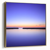 Serene Sunset Wall Art – Tranquil Seascape Horizon Print