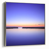 Serene Sunset Wall Art – Tranquil Seascape Horizon Print