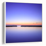 Serene Sunset Wall Art – Tranquil Seascape Horizon Print