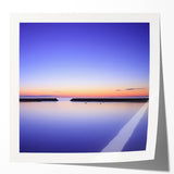 Serene Sunset Wall Art – Tranquil Seascape Horizon Print