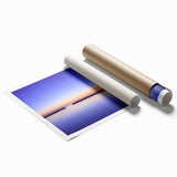 Serene Sunset Wall Art – Tranquil Seascape Horizon Print