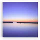 Serene Sunset Wall Art – Tranquil Seascape Horizon Print