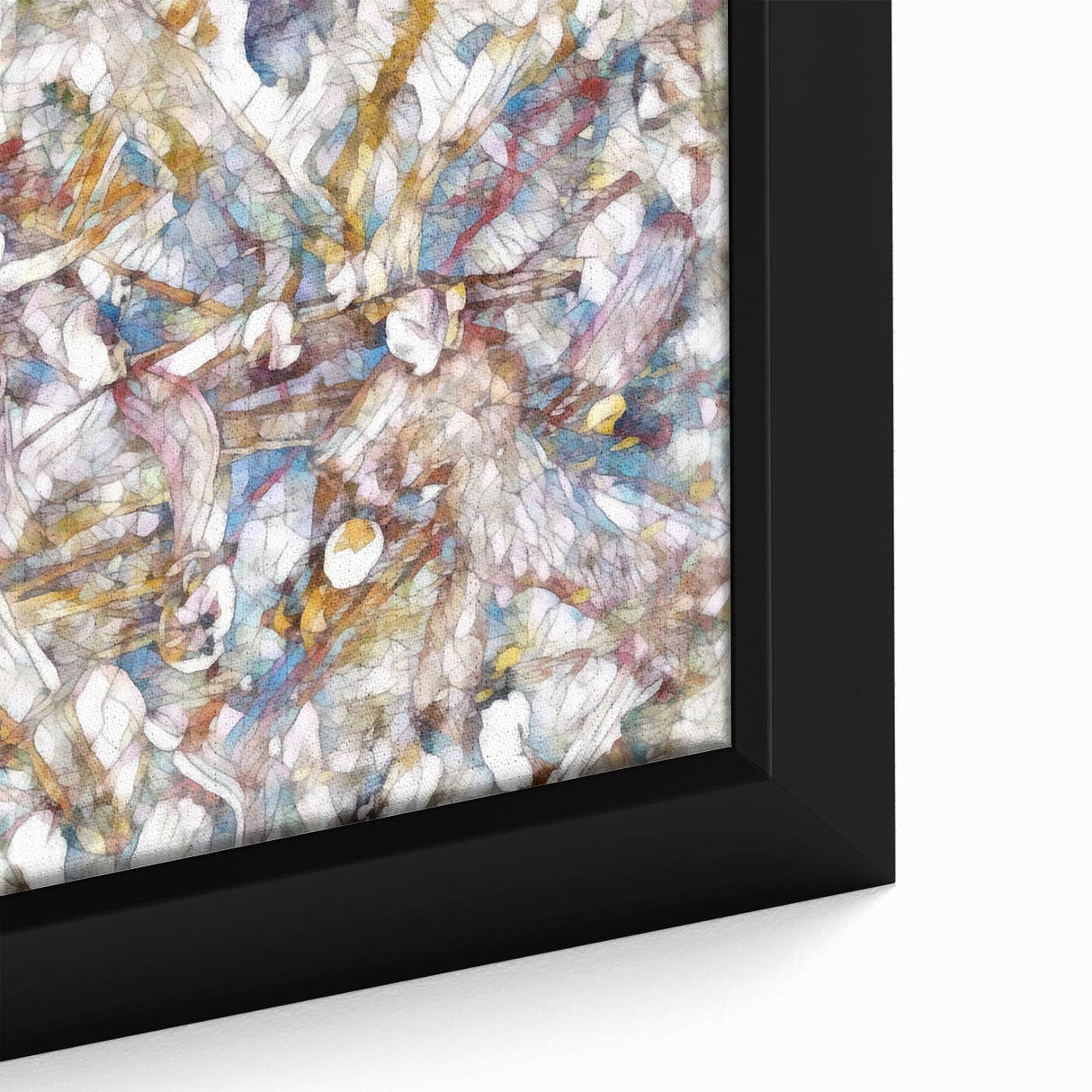 Modern Abstract Canvas Prints – Multicolor Floral-Inspired Artwork