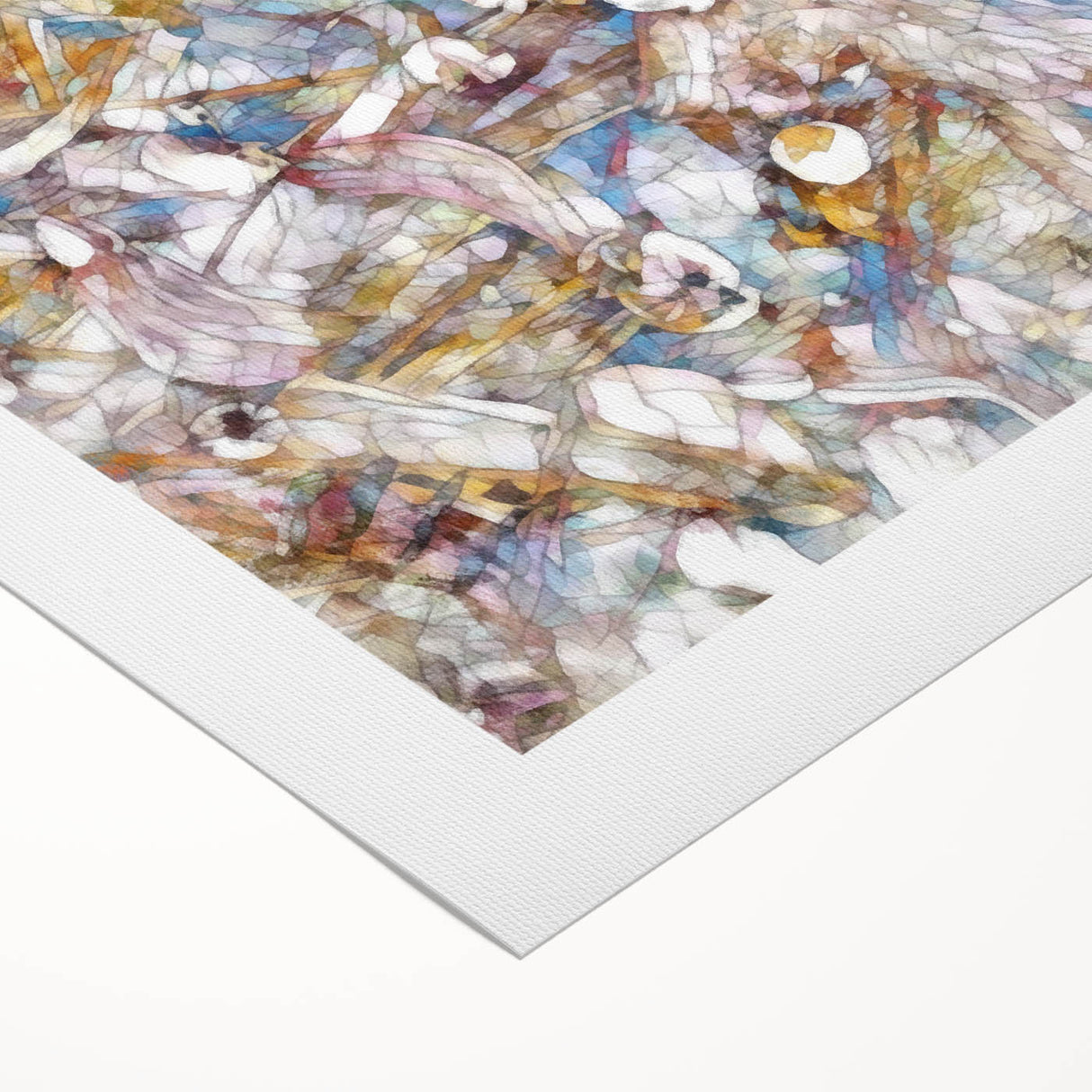 Modern Abstract Canvas Prints – Multicolor Floral-Inspired Artwork
