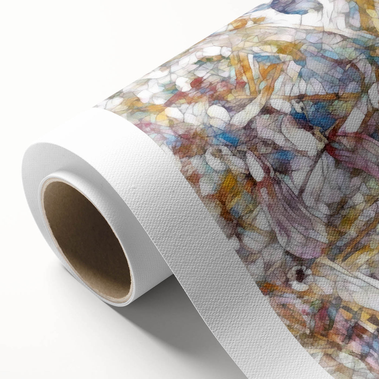 Modern Abstract Canvas Prints – Multicolor Floral-Inspired Artwork