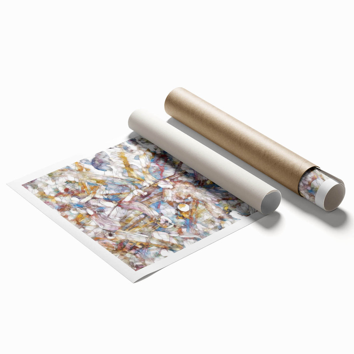 Modern Abstract Canvas Prints – Multicolor Floral-Inspired Artwork