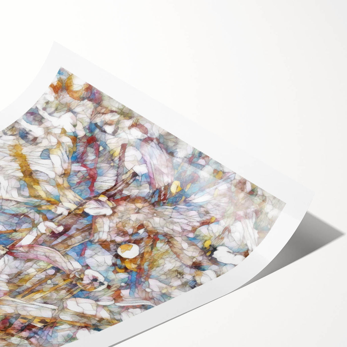 Modern Abstract Canvas Prints – Multicolor Floral-Inspired Artwork