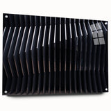 Urban Architectural Wall Art – Modern Geometric Cityscape Print