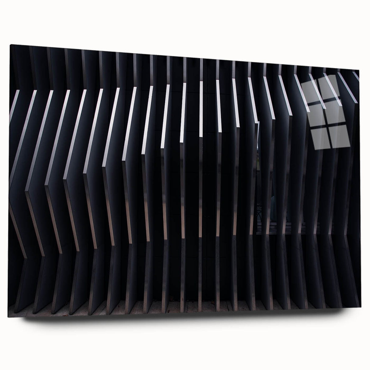 Urban Architectural Wall Art – Modern Geometric Cityscape Print