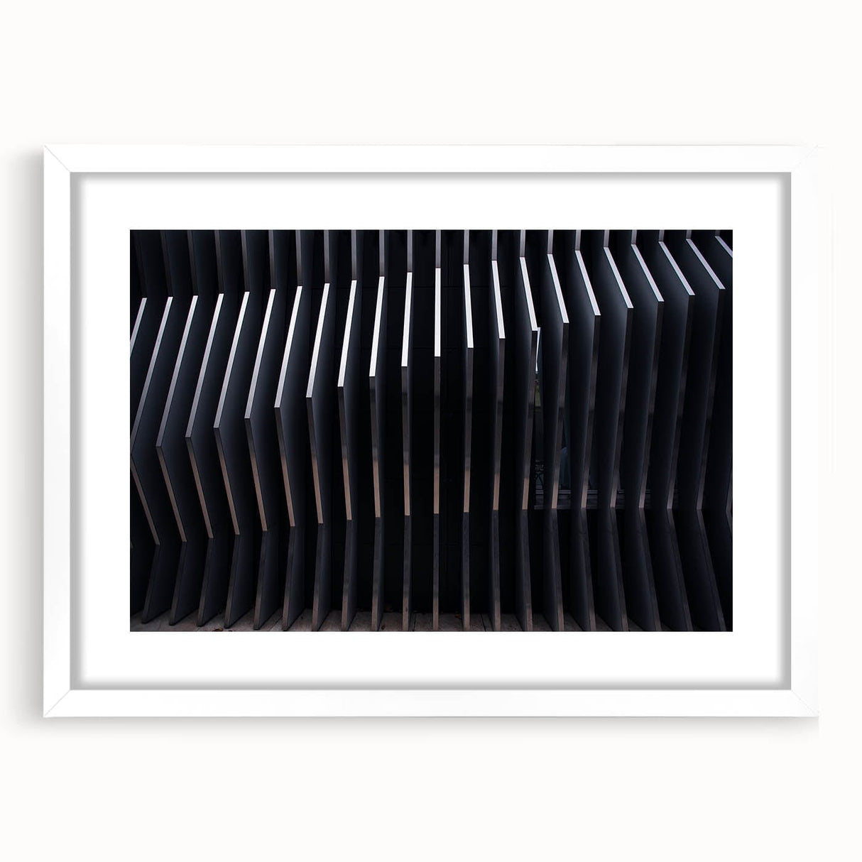 Urban Architectural Wall Art – Modern Geometric Cityscape Print