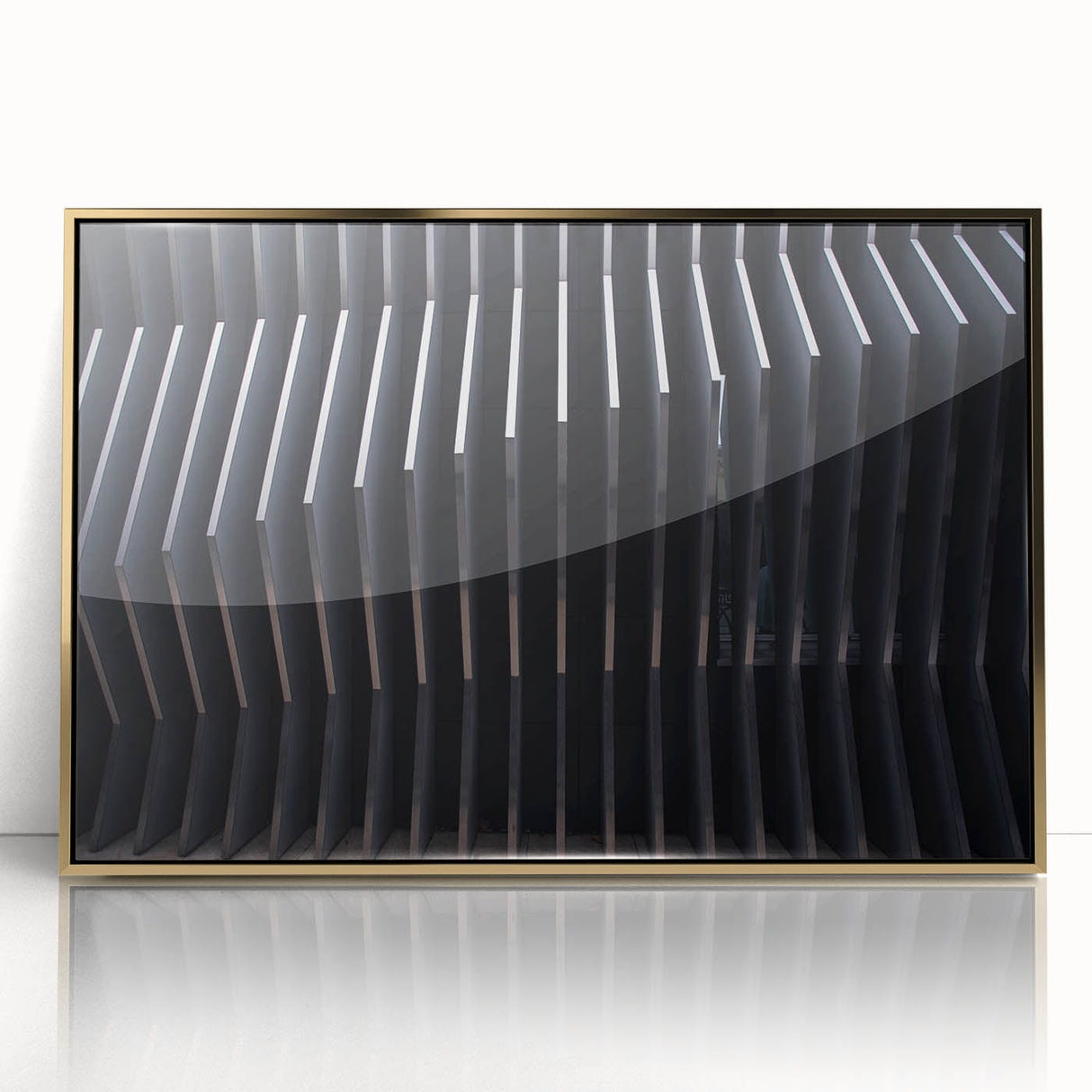 Urban Architectural Wall Art – Modern Geometric Cityscape Print