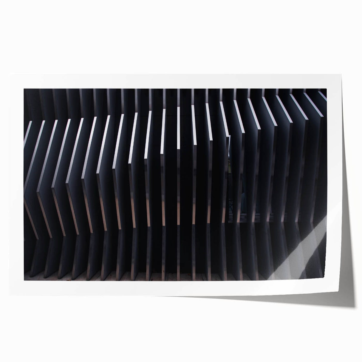 Urban Architectural Wall Art – Modern Geometric Cityscape Print