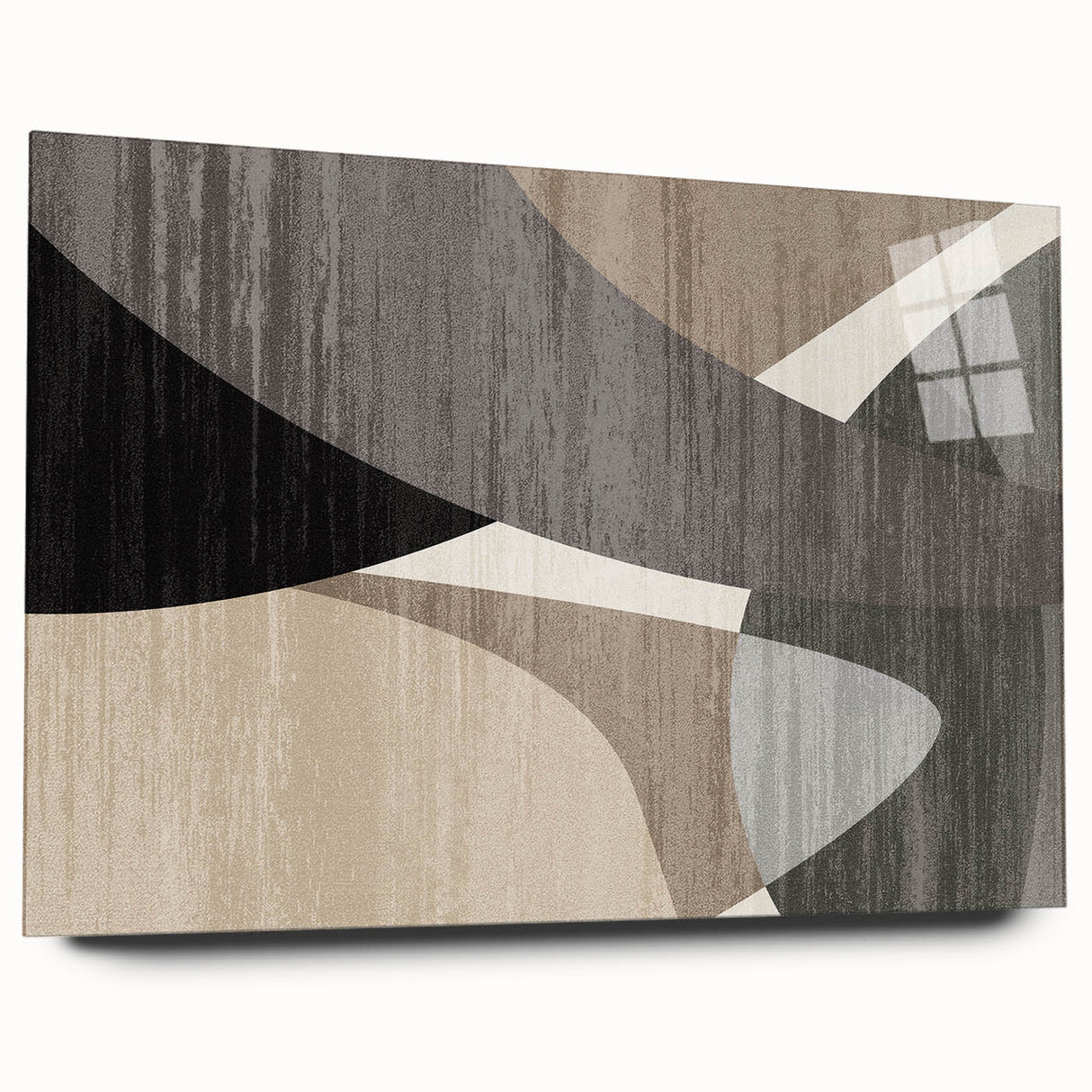 Curved Essence – Modern Abstract Art from Earthen Harmony Abstracts