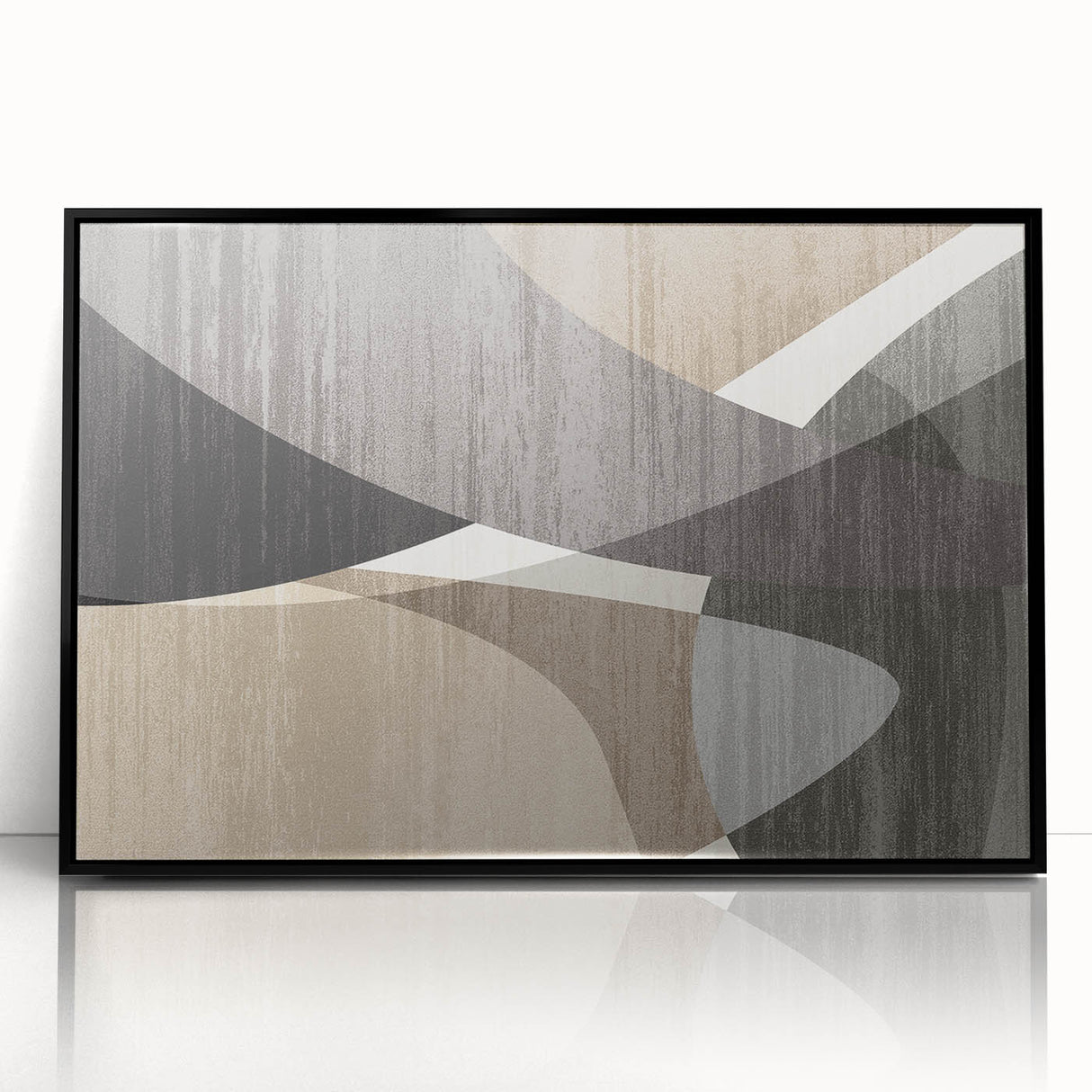 Curved Essence – Modern Abstract Art from Earthen Harmony Abstracts