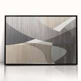 Curved Essence – Modern Abstract Art from Earthen Harmony Abstracts
