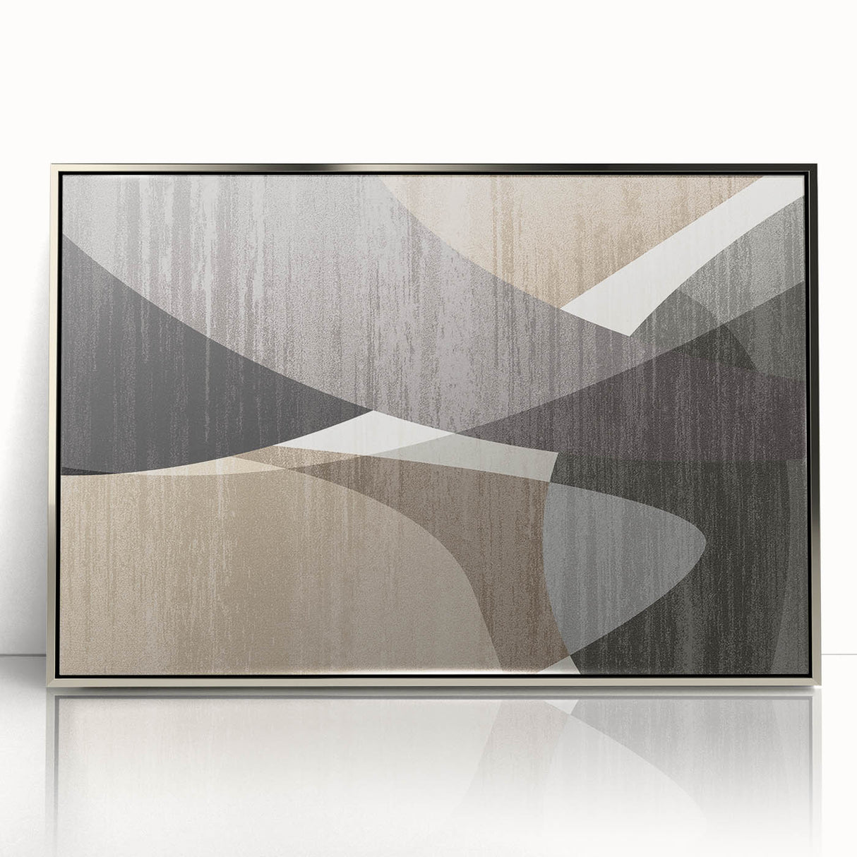 Curved Essence – Modern Abstract Art from Earthen Harmony Abstracts