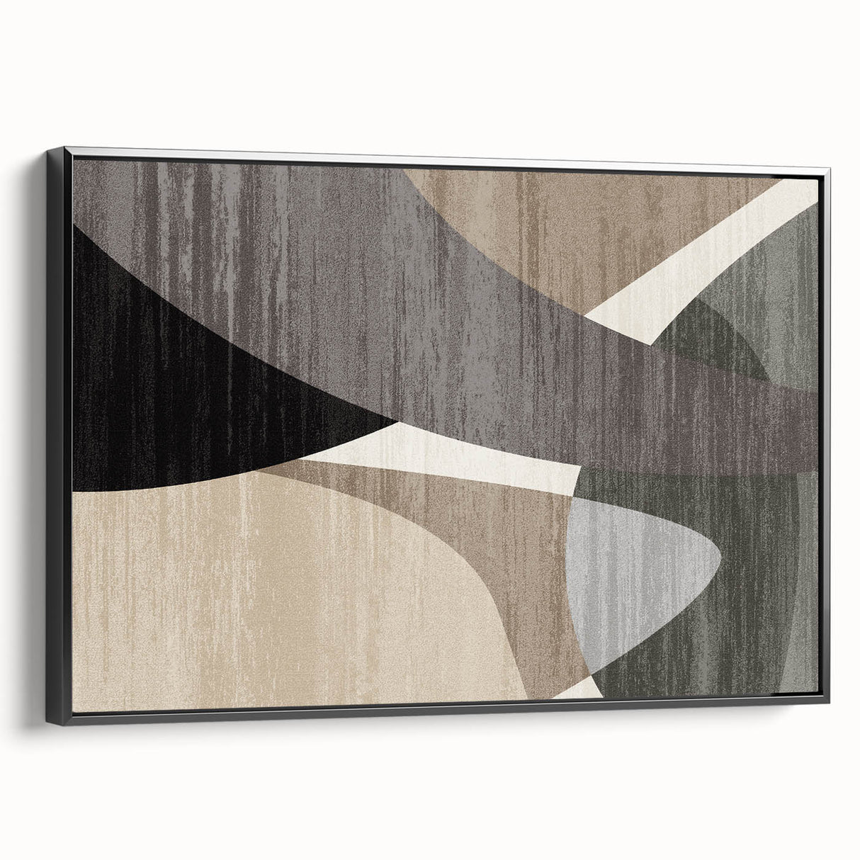 Curved Essence – Modern Abstract Art from Earthen Harmony Abstracts