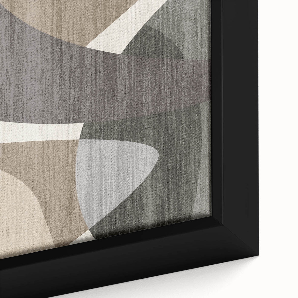 Curved Essence – Modern Abstract Art from Earthen Harmony Abstracts