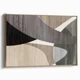 Curved Essence – Modern Abstract Art from Earthen Harmony Abstracts