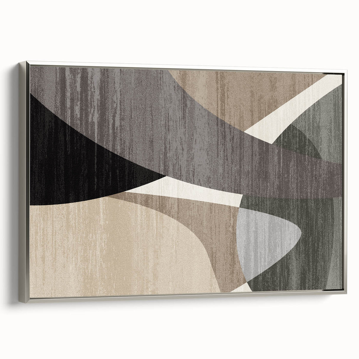 Curved Essence – Modern Abstract Art from Earthen Harmony Abstracts