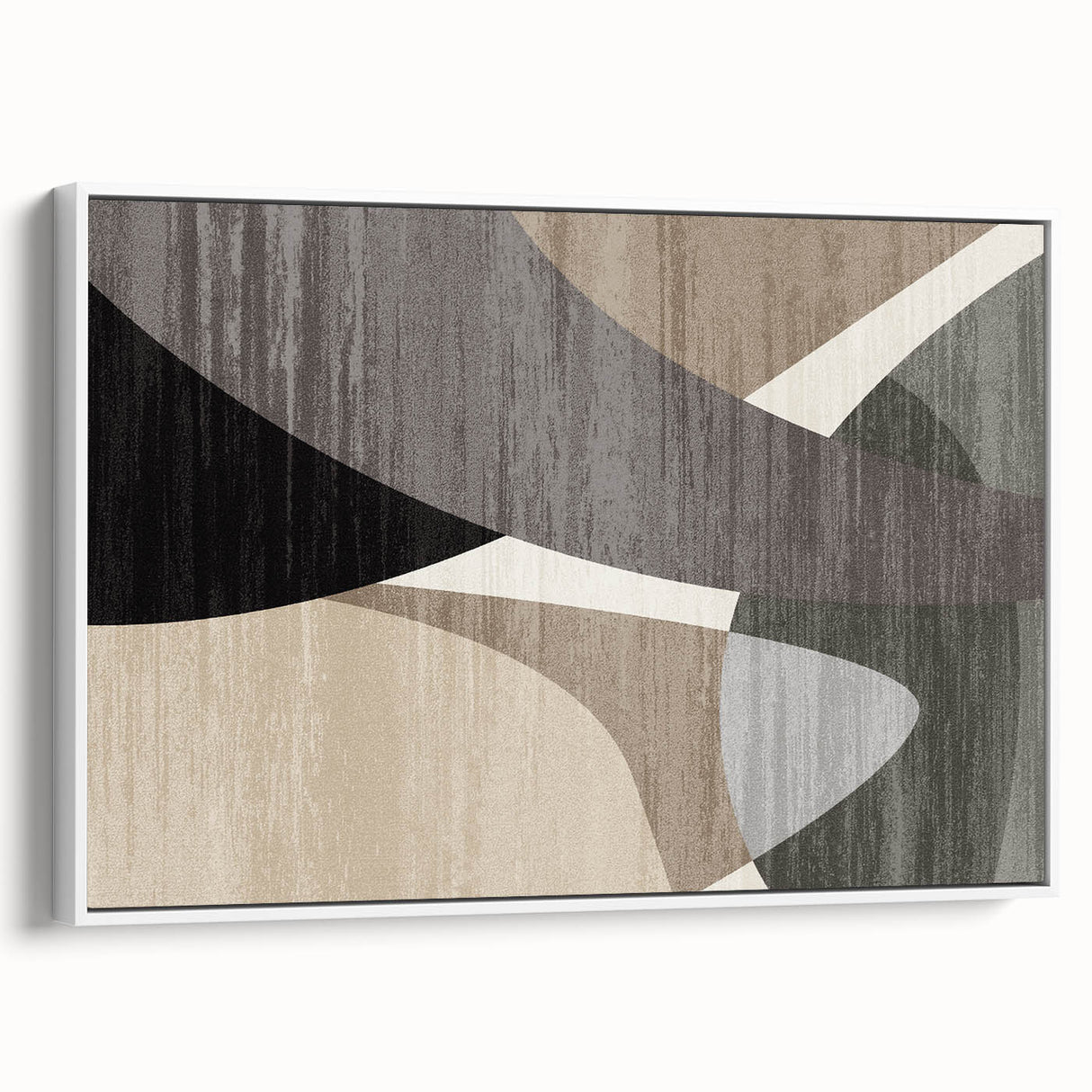 Curved Essence – Modern Abstract Art from Earthen Harmony Abstracts