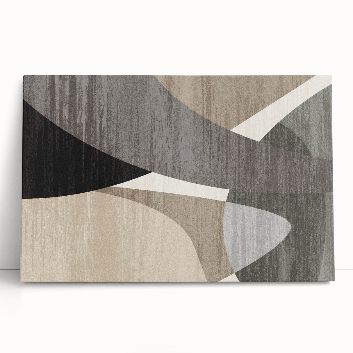 Curved Essence – Modern Abstract Art from Earthen Harmony Abstracts