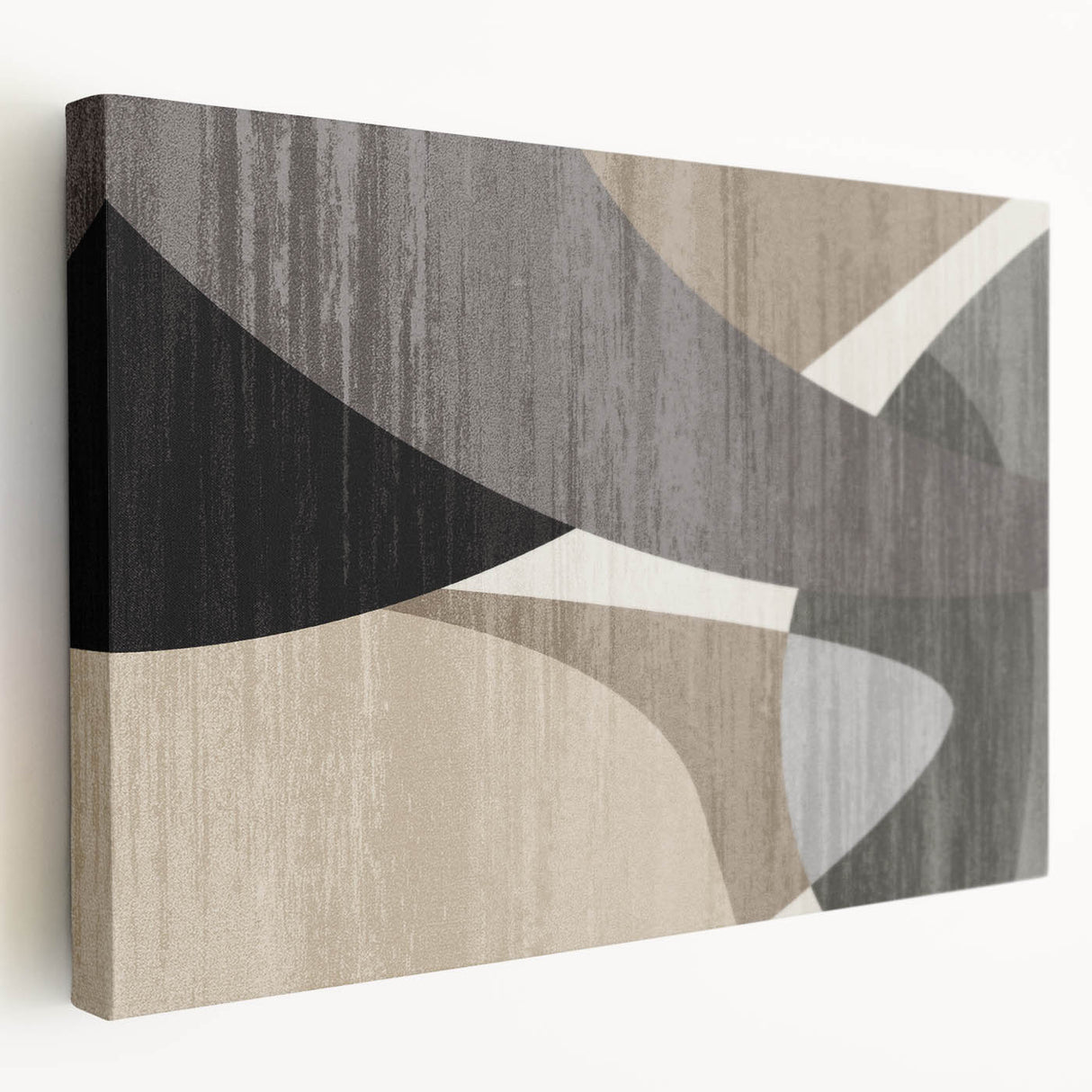 Curved Essence – Modern Abstract Art from Earthen Harmony Abstracts