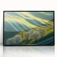 Rolling Green Hills & Blossoming Trees – Nature Art Prints