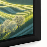 Rolling Green Hills & Blossoming Trees – Nature Art Prints