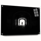 Contemporary City Wall Decor – Black & White Urban Art Print