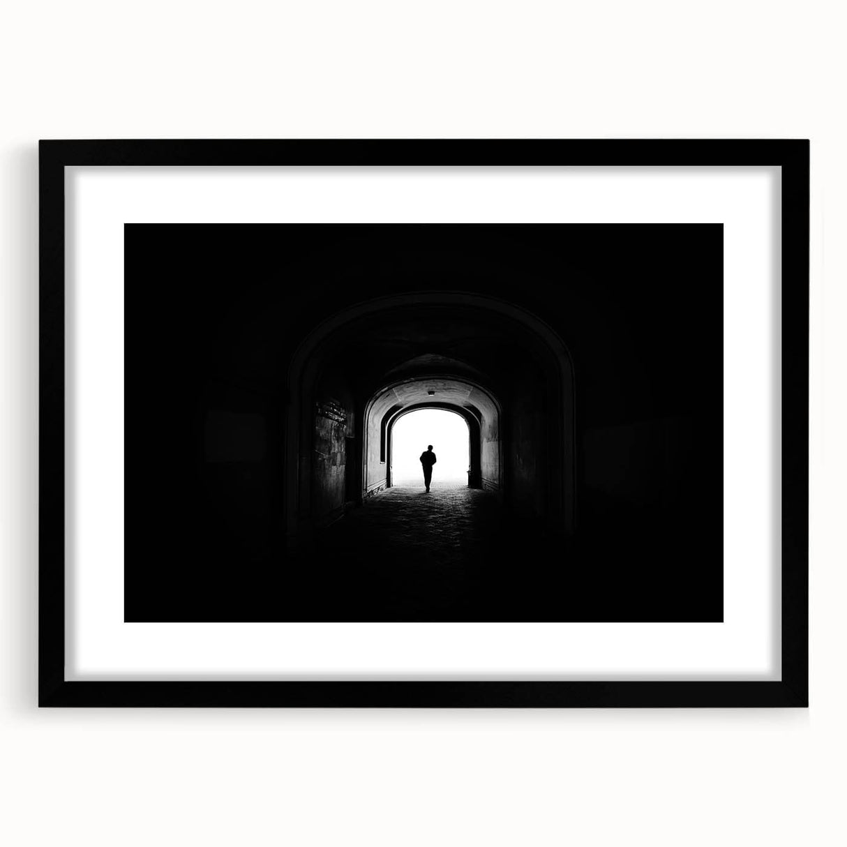 Contemporary City Wall Decor – Black & White Urban Art Print